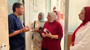 لمتابعة انتظام العمل.. جولة بمستشفى الحميات والجهاز الهضمي بالإسكندرية