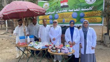 محافظة الجيزة: قافلة علاجية مجانية للخيول والإبل بالمنطقة الأثرية بالأهرامات