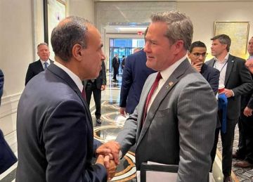 وزير الخارجية يلتقي المندوب الدائم الأمريكي لدى الأمم المتحدة