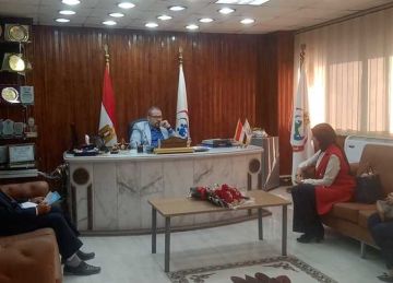 وكيل صحة الشرقية يستقبل منسق برنامج التربية الإيجابية بالوزارة