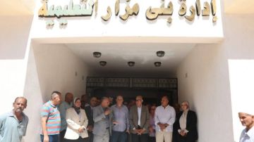 بتكلفة 11 مليون جنيه.. محافظ المنيا يتفقد التجهيزات النهائية لمبنى الإدارة التعليمية ببني مزار