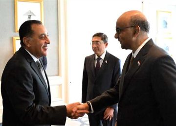 في أول زيارة لمصر.. رئيس جمهورية سنغافورة يستقبل رئيس مجلس الوزراء