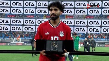 مروان عطية أفضل لاعب في مباراة الأهلي وحرس الحدود