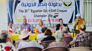 رسلان يعلن تفاصيل بطولة مصر الدولية للكروكيه رسلان يعلن تفاصيل بطولة مصر الدولية للكروكيه