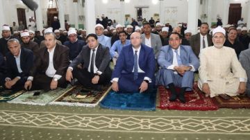 محافظ بني سويف يشهد احتفال الأوقاف بذكرى المولد النبوي الشريف بمسجد عمر بن عبد العزيز محافظ بني سويف يشهد احتفال الأوقاف بذكرى المولد النبوي الشريف بمسجد عمر بن عبد العزيز
