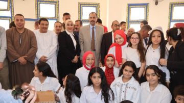 محافظ سوهاج يفتتح المدرسة المصرية اليابانية بجهينة على مساحة 10 آلاف متر مربع محافظ سوهاج يفتتح المدرسة المصرية اليابانية بجهينة على مساحة 10 آلاف متر مربع