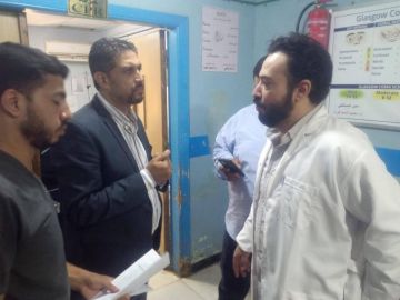 وكيل الطب العلاجي بالدقهلية يترأس مرورا موسعا على مستشفى بلقاس لمتابعة الخدمات