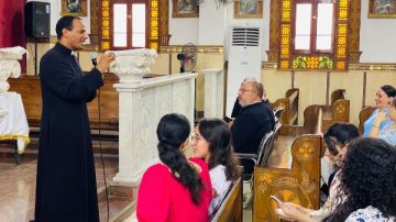 الأنبا بشارة يترأس الندوة التكوينية لخدام وخادمات كنائس منطقة أبوقرقاص غرب بالإيبارشية الأنبا بشارة يترأس الندوة التكوينية لخدام وخادمات كنائس منطقة أبوقرقاص غرب بالإيبارشية