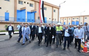 رئيس الوزراء يفتتح محطة مياه القنطرة غرب الصناعية بتكلفة 475.8 مليون جنيه