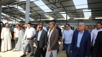 بتكلفة 11 مليون جنيه.. محافظ المنيا يفتتح مجمع المواقف المطور