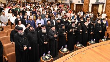 بحضور البابا.. احتفالية تكريم الفائزين في مسابقة العباقرة لخدمة ثانوي بالإسكندرية