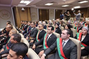 أعضاء هيئة النيابة الإدارية الجدد يؤدون اليمين القانونية أمام وزير العدل