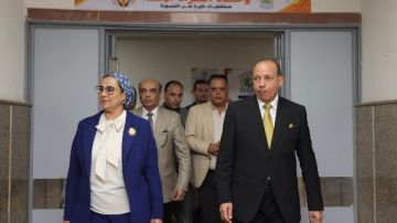 رئيسة المجلس القومي للمرأة تتفقد وحدة مناهضة العنف ضد المرأة بجامعة المنصورة