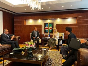 وزير الخارجية يلتقي مع رئيسة مجلس النواب القبرصية وزير الخارجية يلتقي مع رئيسة مجلس النواب القبرصية