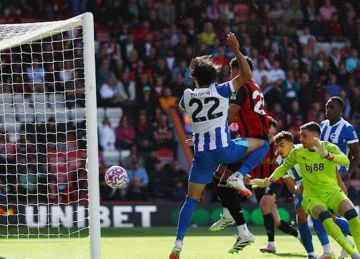 بورنموث يفوز على برايتون بثنائية في الدوري الإنجليزي