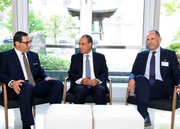 اجتماع ثلاثي لوزراء خارجية مصر واليونان وقبرص اجتماع ثلاثي لوزراء خارجية مصر واليونان وقبرص