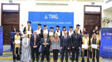 ضمن مسؤوليتها المجتمعية ختام برنامج طلعت مصطفى لتدريب طلاب الجامعات.. فيديو