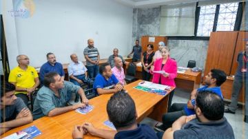 مياه الإسكندرية تستضيف 100 مليون صحة للاطمئنان على حياة العاملين