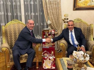 وزير الخارجية يستقبل نائب رئيس دولة فلسطين ونائب رئيس اللجنة التنفيذية لمنظمة التحرير الفلسطينية