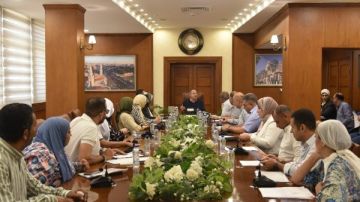 اجتماع موسع في بورسعيد لمتابعة ملف أراضي الاستصلاح الزراعي