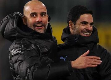 جوارديولا: أرتيتا سيحقق لقب الدوري الإنجليزي عاجلا أم آجلا