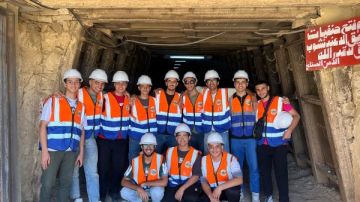 طلاب علوم البترول والمعادن بجامعة حلوان يتدربون في فوسفات مصر طلاب علوم البترول والمعادن بجامعة حلوان يتدربون في فوسفات مصر