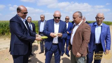 وفد تونسي يزور مشروعات مستقبل مصر والريف المصري والفيوم للسكر وفد تونسي يزور مشروعات مستقبل مصر والريف المصري والفيوم للسكر