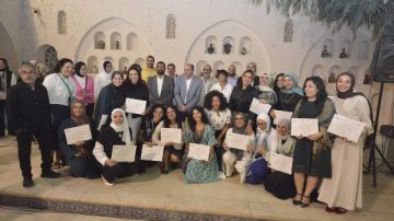 صندوق التنمية الثقافية يحتفل بتخريج دفعتين من بيت جميل للفنون التراثية