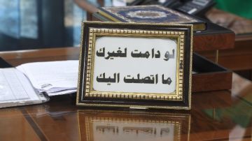  لو دامت لغيرك ما اتصلت اليك .. رئيس قضايا الدولة يكشف لـ صدى البلد سر اللافتة الموضوعة على مكتبه