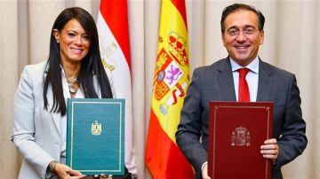 مصر وإسبانيا توقعان اتفاقية الشراكة من أجل التنمية لدفع جهود التنمية الاقتصادية مصر وإسبانيا توقعان اتفاقية الشراكة من أجل التنمية لدفع جهود التنمية الاقتصادية