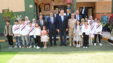 محافظ الغربية يفتتح مدرسة كمال مرعي الابتدائية وسط سعادة أهالي قرية الدواخلية