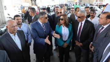 وزيرة التنمية المحلية ومحافظ الجيزة يتفقدان تطوير محيط مستشفى بولاق الدكرور