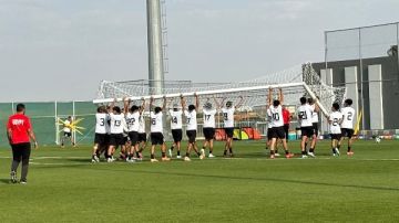 المنتخب الوطني تحت 17 عاما يختتم استعداداته لمواجهة العراق في كأس الخليج المنتخب الوطني تحت 17 عاما يختتم استعداداته لمواجهة العراق في كأس الخليج