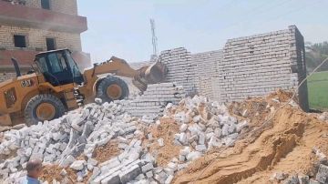 الموجة 27.. إزالة 238 حالة تعد على الأراضي وأملاك الدولة بالمنيا