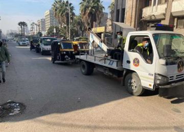 حملات لضبط سيرفيس أسوان.. ضبط 22 سيارة مخالفة وسحب تراخيصها