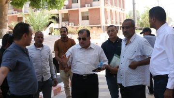 رئيس جامعة جنوب الوادي يتفقد استعدادات العام الدراسي الجديد رئيس جامعة جنوب الوادي يتفقد استعدادات العام الدراسي الجديد