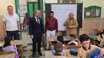 وكيل تعليم المنوفية يتابع سير الدراسة في ثاني أيام العام الدراسي الجديد