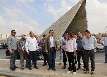  95 نسبة أعمال تطوير المنطقة المحيطة بالمتحف المصري الكبير في الجيزة