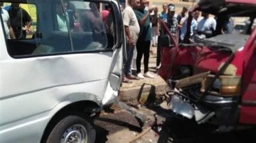 بالأسماء.. إصابة 20 شخصا في حادث تصادم بدمياط