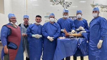 مستشفى صدر المنيا تتمكن في إعادة ترميم ساق مريض