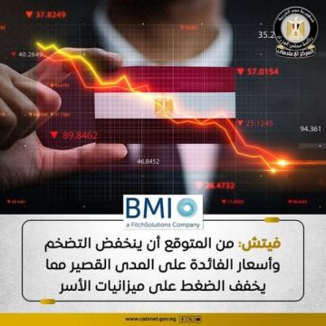  معلومات الوزراء يستعرض تحليل وكالة فيتش للقطاعات الاقتصادية عالميا خلال عام 2025