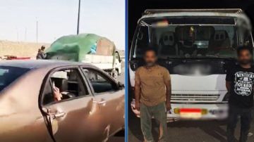 الداخلية تضبط المتهم بالتعدي على سائق في طريق الأوتوستراد الداخلية تضبط المتهم بالتعدي على سائق في طريق الأوتوستراد