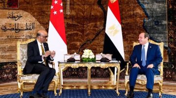 رئيس سنغافورة: نثمن قيادة مصر في إيصال المساعدات الإنسانية لغزة وجهود وقف إطلاق النار رئيس سنغافورة: نثمن قيادة مصر في إيصال المساعدات الإنسانية لغزة وجهود وقف إطلاق النار