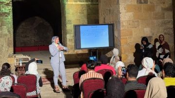 مؤسسة زاهي حواس للآثار والتراث تنظم محاضرة عن التداخل بين القبطية والعربية بقصر الأمير طاز مؤسسة زاهي حواس للآثار والتراث تنظم محاضرة عن التداخل بين القبطية والعربية بقصر الأمير طاز