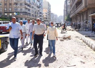 تحركات عاجلة في الإسكندرية بشأن مشروع توسعة طريق الحرية- أبو قير (صور)