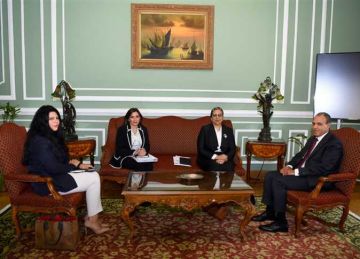 وزير الخارجية يلتقي رئيسة المجلس القومي للمرأة