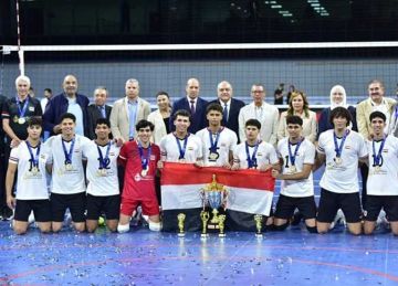 منتخب مصر للشباب يحرز لقب بطولة أفريقيا لكرة الطائرة 2025