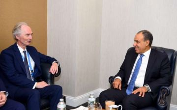 وزير الخارجية يلتقى مبعوث الأمم المتحدة الخاص إلى سوريا