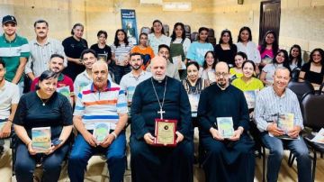 الأنبا توماس يشارك في المؤتمر التكويني لخدام وشباب كنيسة السيدة العذراء بالبربا