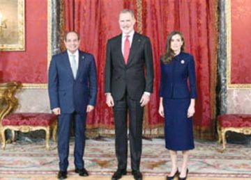 السيسي يعرب عن تقديره للمواقف الإسبانية الداعمة للسلام في الشرق الأوسط واعتراف مدريد بالدولة الفلسطينية